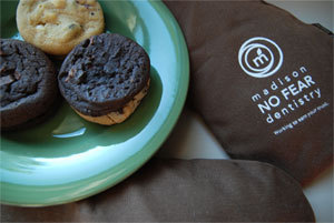 baked goods for patients at dental office