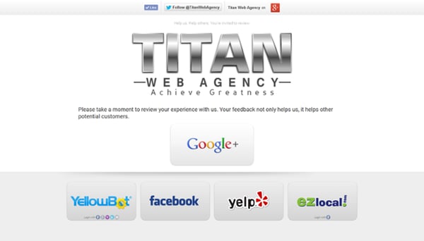 manage reviews with a review portal
