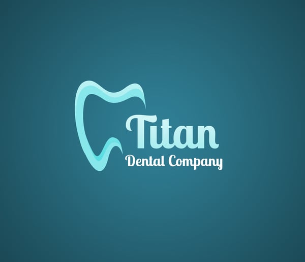 dental office logo samples gradient background