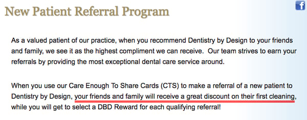 patient referral programs