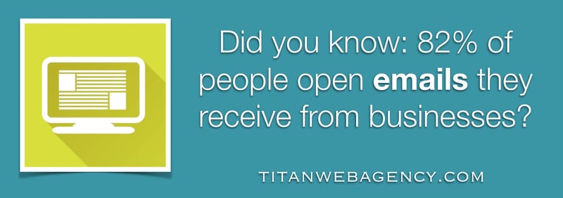 people are more likely to open emails that they receive from businesses