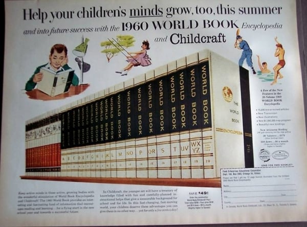 encyclopedia sales
