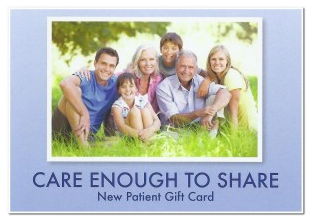 track dental referrals using new patient gift cards