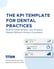 Cover of the free Dental KPI Template for dental practices