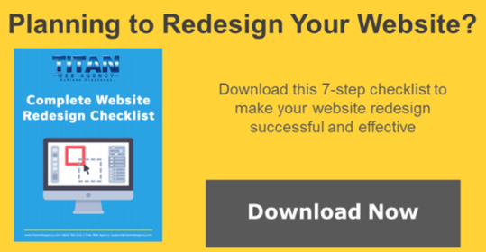 Website Redesign Checklist CTA