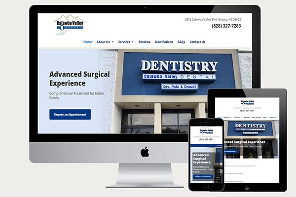 catawba-dental website