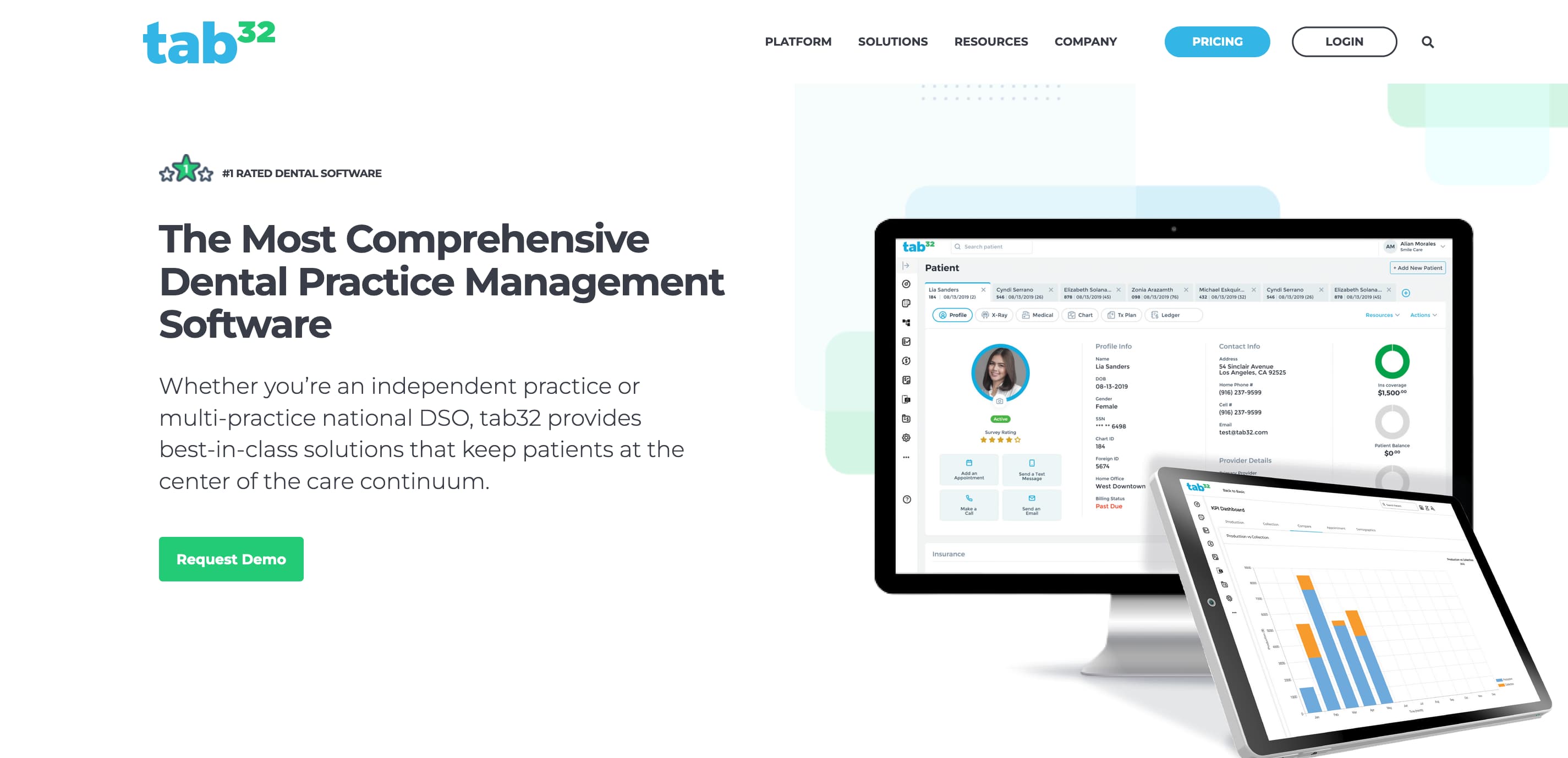 tab32 Dental Practice Management Software