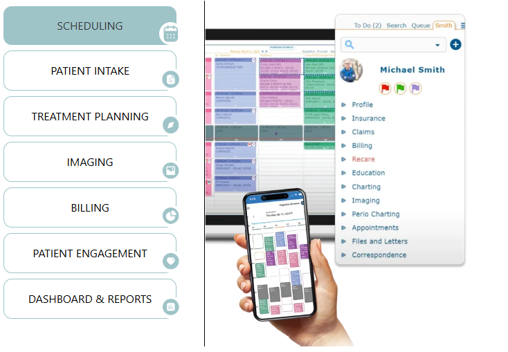 Curve Dental interface