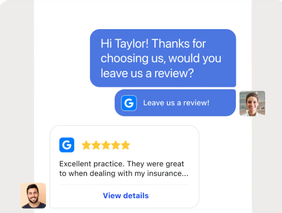 Podium messaging interface
