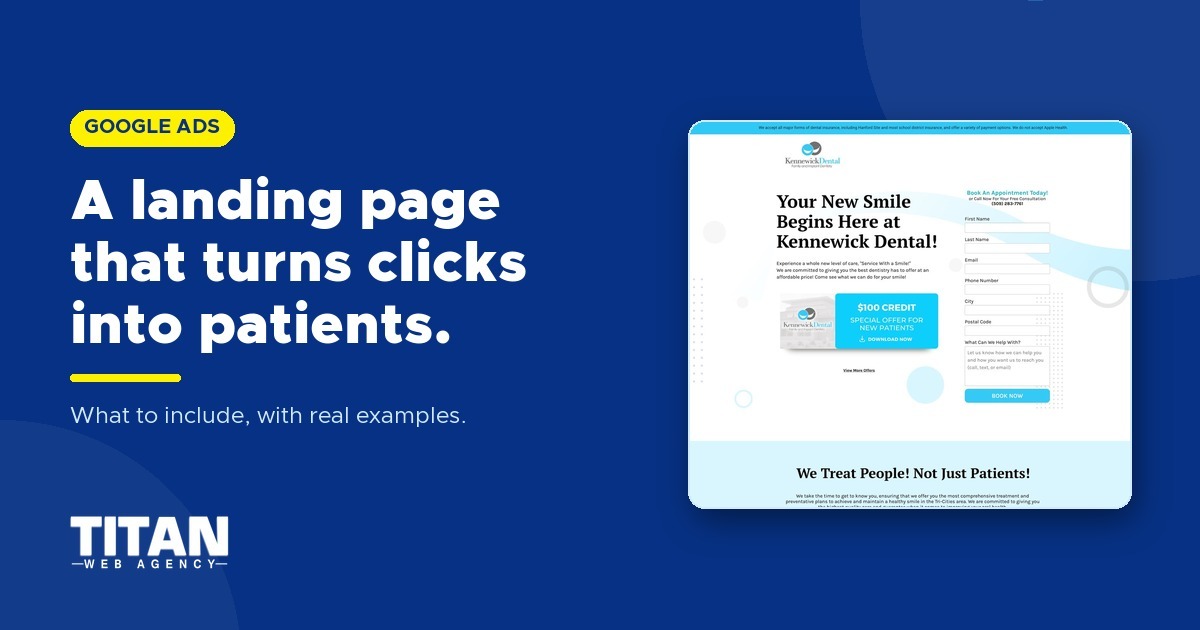 How to Make a Dental Landing Page For Google Ads That Converts